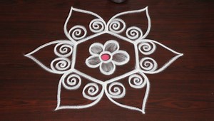 482K views · 9.2K reactions | DIY Rangoli Art - Friday kolam Design in easy and simple steps - Friday Muggulu #rangoli #kolam #muggulu #design #designs #art #artist #rangoliart #drawing #draw #diy #mandalaart | Easyrangoli suneetha | Facebook