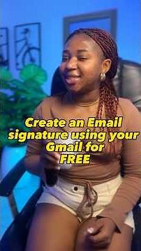 How to create an email signature using Gmail