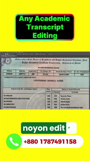 Noyon Edit on Instagram: "Transcript, Marksheet, academic transcript #marksheet #transcript certificate"