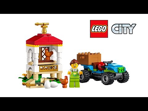 LEGO City 🐔 60344 Chicken Henhouse 🐥 Speed Build Review