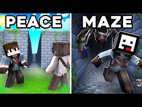 100 Players Simulate Maze Runner Civilization in Minecraft...