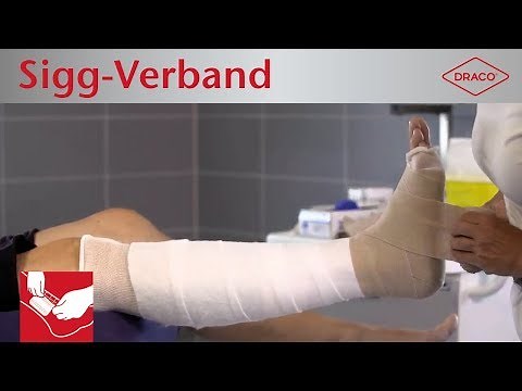 Sigg-Verband anlegen - Kompressionsverband mit Kurzzugbinde | DRACO