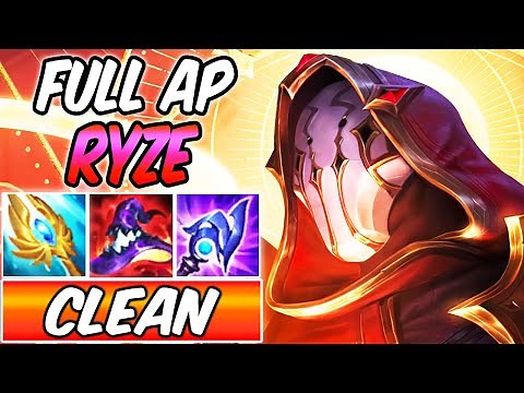 *ONE-SHOT* FULL AP BURST RYZE MID | Build & Runes | ARCANA RYZE GAMEPLAY | League of Legends