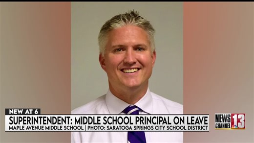 Saratoga Springs middle school principal on leave