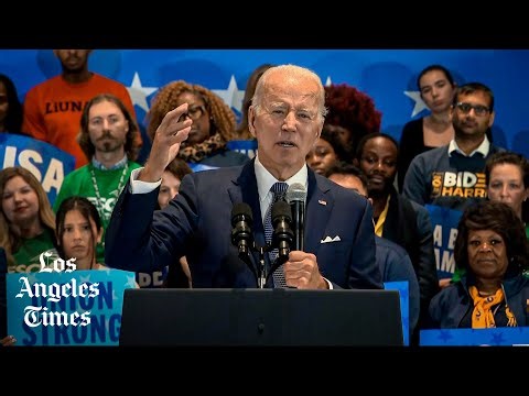 'Democracy itself is on the ballot' in November, Biden says
