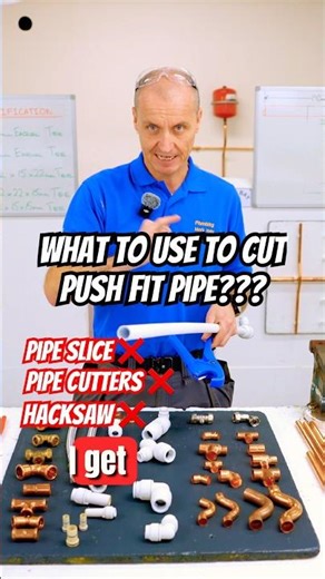 Never Cut Plastic Pipe Like This! 🚫🔧 #Plumbing