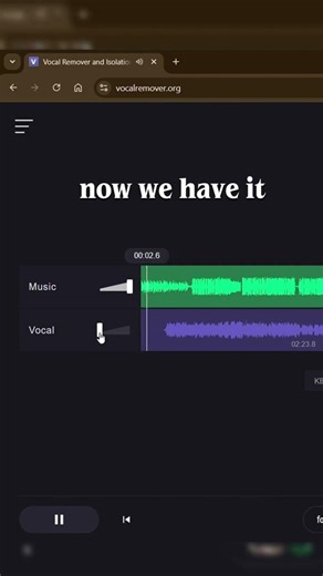 Separate vocals and instruments from Songs without any download and it's FREE!!! #shorts