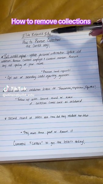 Collections removal secrets ! Remove Collections Fast, Credit Fix Secrets Revealed, Erase Bad Credit Now @Elite Rebuild Edu @Elite Rebuild Edu @Elite Rebuild Edu #credittips #creditrepair #financialfreedom #debtfree #credithelp