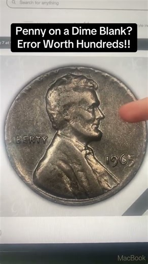 $700+: Penny On A Dime Blank: Is This Rare Error Worth HUNDREDS?