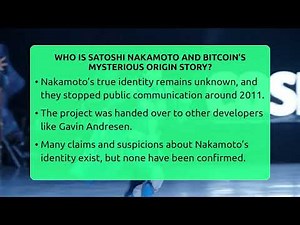 Who Is Satoshi Nakamoto And Bitcoin's Mysterious Origin Story? - Conventions Network