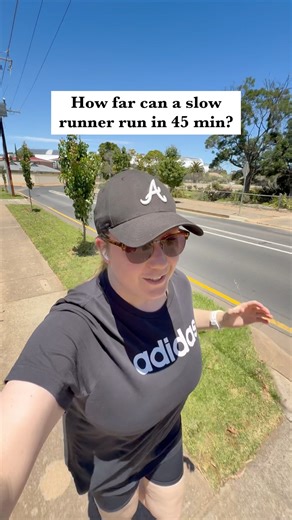 How far can a slow runner run in 45 minutes?