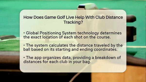 How Does Game Golf Live Help With Club Distance Tracking? - Your Golf Gear Insider