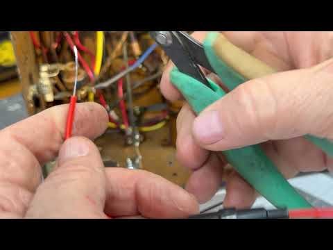 Pt 15 Recapping a Tube Radio. Installing the Line cord and Fuse
