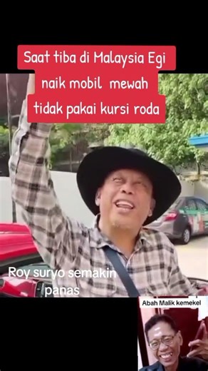 Egi Sujana setelah dpat sp 3 terbang ke Malaysia #jokowi #roysuryo