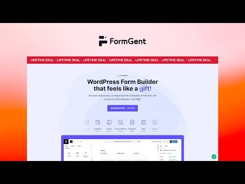 FormGent Lifetime Deal | AI-Powered WordPress Conversational Form Builder