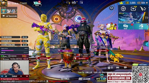 តោះដេញវៃពួកអាចោរសៀម 😡😡😠 ➤ជួយសាប់ផតខ្ញុំដើម្បីទិញ Capture card elgato 4K Pro តំលៃ 3xx$ 😍 🔥 សូមស្វាគមន៍មកកាន់ LIVE STREAM! 🔥 ថ្ងៃនេះខ្ញុំកំពុងលេង PUBG Mobile Payload 2.0 MOD ផ្ទាល់ 🪖 មាន Helicopter 🚁, Tank 🛡️, អាវុធធ្ងន់ 💥 និងសង្គ្រាមខ្លាំងៗ បើអ្នកស្រលាញ់ Gameplay បែបសង្គ្រាម កុំភ្លេច Like & Share ❤️ ➤ប៉ាវកាហ្វេខ្ញុំតាមរយៈ - ⭐⭐⭐⭐⭐ ABA: 000363691 (Luch Chandy) ACL: 015587595 (Luch Chandy) Wing: 100216894 (Luch Chandy) Specs: Tablet : Redmagic Astra Capture Card : Elgato HD 60S Adapter : 4