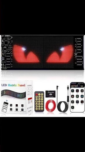 LED MATRIX PANELLED Devil Eyes LED Devil Eyes for Cars Colorful Eye Lamp LED MATRIX Panel