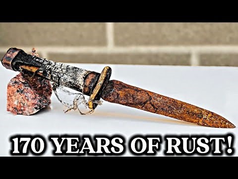 Restoring a 170-Year-Old German Rusty Dagger from 1850s