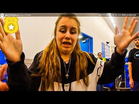 Caught WET-HANDED: The Moment This Shoplifter Peed Her Pants