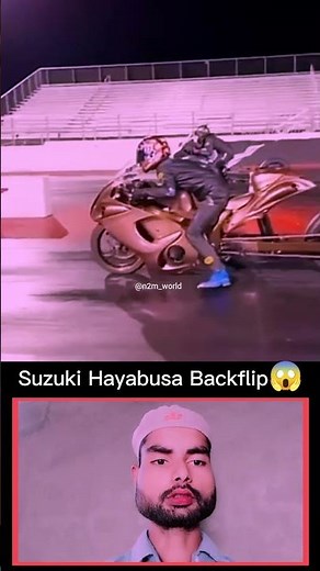 Suzuki Hayabusa Drag Strip Backflip – Insane Superbikes Stunt 😱 #dragrace
