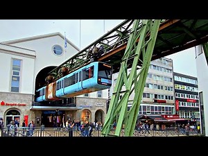Schwebebahn: Suspension Railway in Wuppertal, Germany 🇩🇪 | 2023