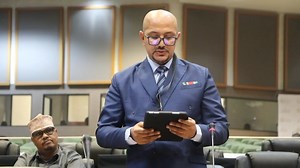 Honorable Rodney Cloete (MP) contributing to the debate on The Model Law on Migration in Africa which is up for adoption at the Sixth Session of the 6th Pan African Parliament underway in Midrand, Johannesburg. The Model Law will serve as a guiding legal framework for AU Member States in enacting legislation managing and governing international labor migration in an effective, harmonized and coordinated manner. The law equally promotes the inclusion of universal human rights, developmental and g