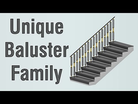 How to Model Baluster Family for Railings in Revit 2024 #revit
