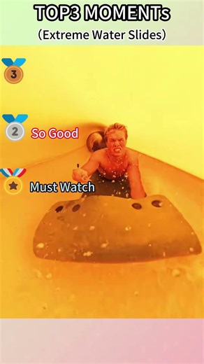 They were trying out extreme water slides,racing down twisting, towering slides at full speed.