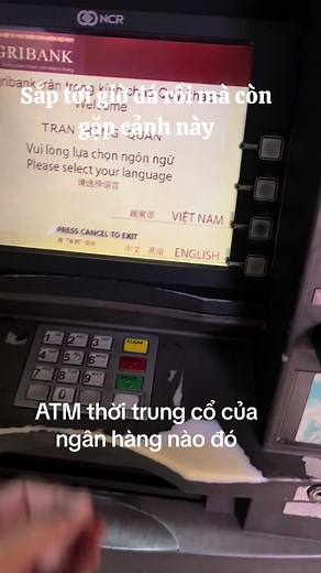 Interacting with an ATM in Vietnam: A Close-Up