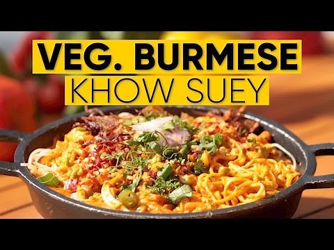 Khow Suey – Myanmar traditional coconut noodle