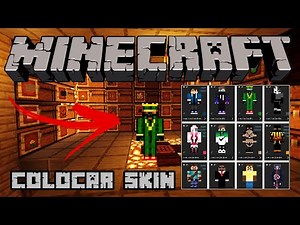 Como Colocar SKIN no Minecraft 1.16.5 Tutorial Simples Passo a passo