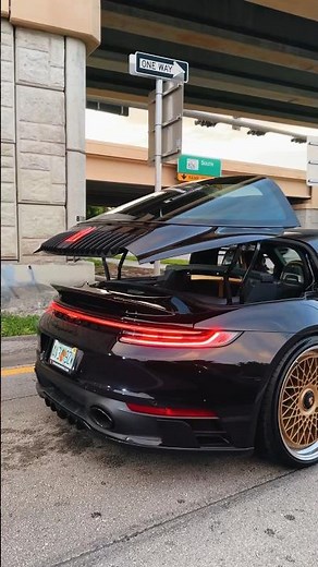 Porsche 992 Targa 4 GTS with custom duckbill #porsche #targa #911targa