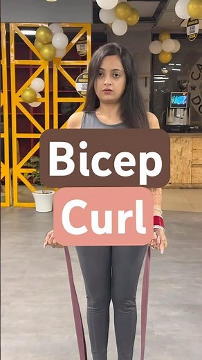 Bicep curl ft. Resistance band | Home Workout