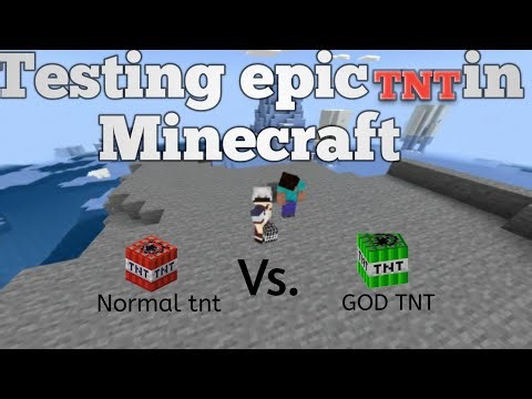 Minecraft Epic TNT experiment