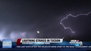 LIGHT SHOW: KGUN9 photographer Charles Hess captured this brilliant lightning on the eastside of #Tucson | KGUN 9