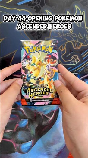 Day 44 of Opening Pokemon Ascended Heroes cards! #pokemon #pokecommunity #pokemoncards