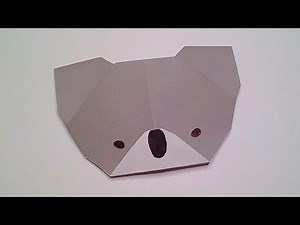 Cómo hacer un KOALA de papel ✅| Origami PASO A PASO