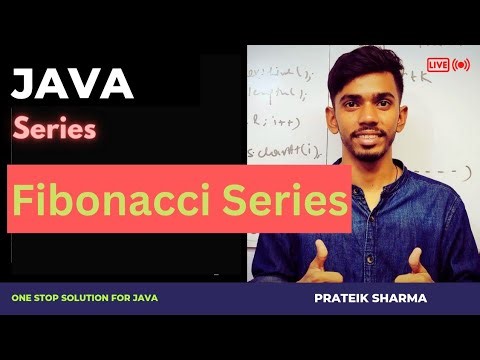 Fibonacci Series Computer Class 10 ICSE ISC Java Programming