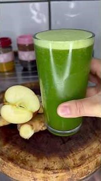 Did you know this? Apple, ginger, and kale detox juice has many benefits #health #juice