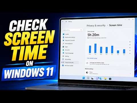 How to Check Screen Time on Windows 11