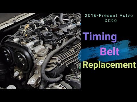 DIY 2016 and up Volvo XC90 Timing Belt Replacement Without Special Tools!