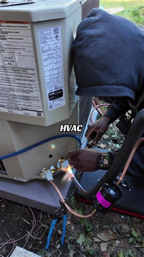 No shortcuts with this 🔥 every joint gotta be right or it’s getting redone😒 #hvac #hvaclife #hvacinstall #heatingandcooling #foryoupage
