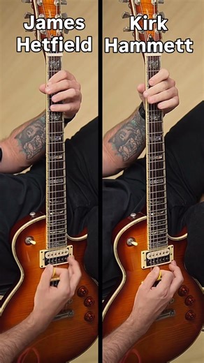 James Hetfield and Kirk Hammett in No Remorse - Metallica