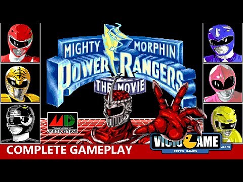🎮 Power Rangers: The Movie (Mega Drive) Complete Gameplay