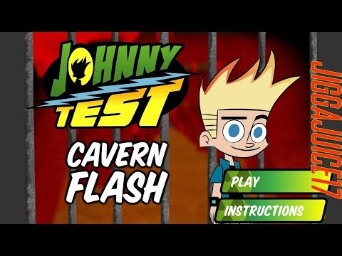 Johnny Test - Cavern Flash Flash Game (No Commentary)