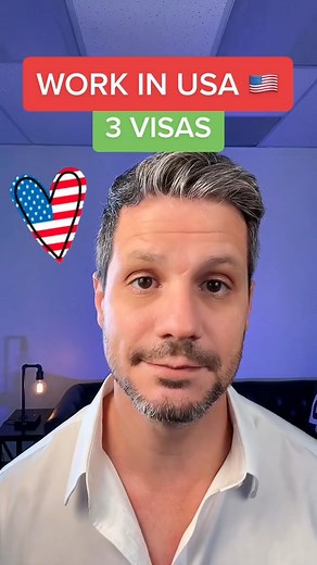 🇺🇸 work in United States with these 3 visas #visa #usa #job #immigration #immigrationlawyer | Immigration TV