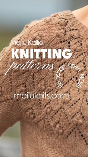 Meiju Kallio on Instagram: "My webshop is now open! Visit meijuknits.com 🥳 I’ve already uploaded around 80 of my newest patterns, and more are on the way. I’ll be adding the rest gradually as time allows! #meijuknits #knit #knitting #knittingpattern #sizeinclusiveknitting #topdownknitting #knittingpatternstore #topdownsweater #sizeinclusive #neule #neulonta #neuloosi #neulominen #teja #tejer #tejiendo #tricot #tricoter #strikking #strikke #stricken #youtubeknitter #knittersofyoutube"