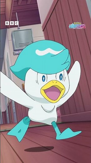 Meet Quaxly from Pokémon Horizons: The Series | CBBC #shorts