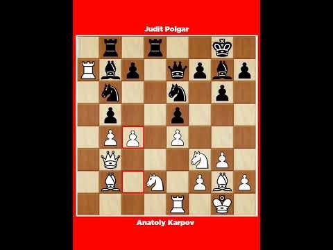 Anatoly Karpov vs Judit Polgar √ Rapid Play Gp A cap d'Agde FRA, 1998.