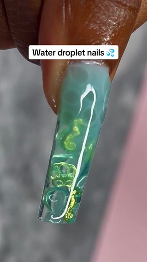 Underwater Jelly Polygel Nails Tutorial